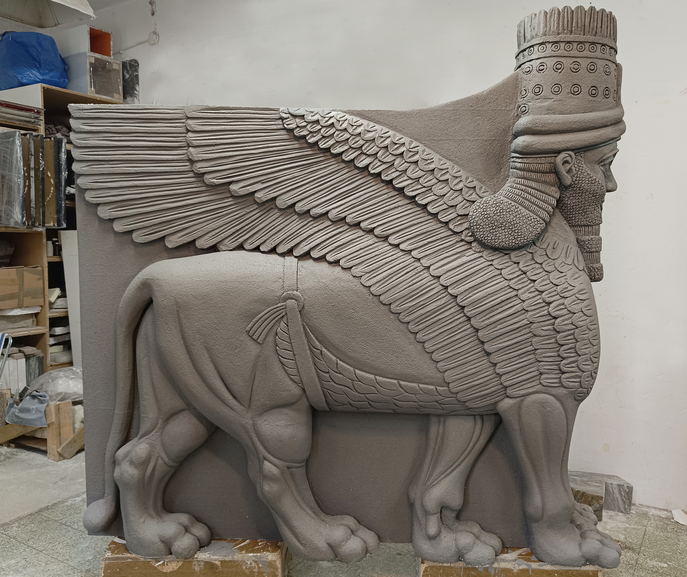 Rzeźba lamassu